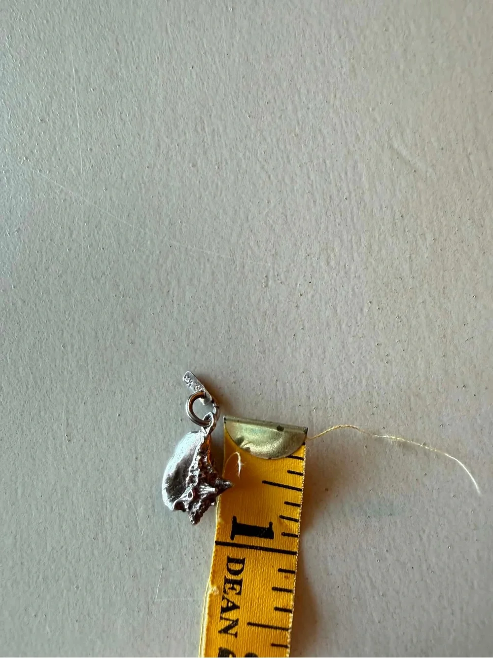 Sterling Silver Conch Shell Pendant Charm - Silver